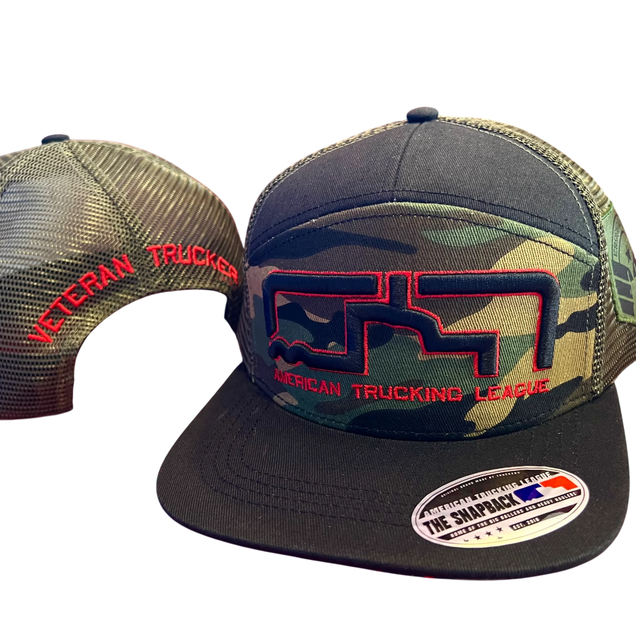 Veteran Trucker Camo Hat