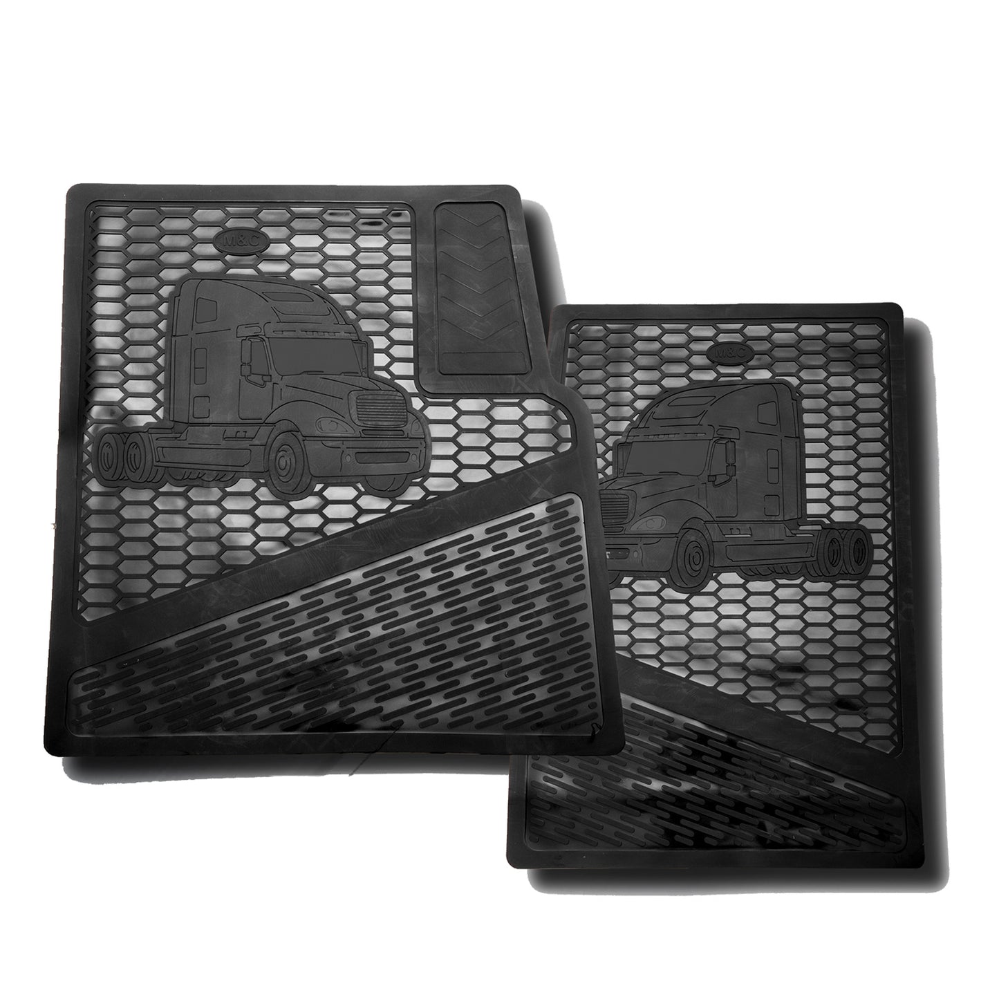 Freightliner Columbia Century 2001-2014 Rubber Floor Mats (2 PCS)