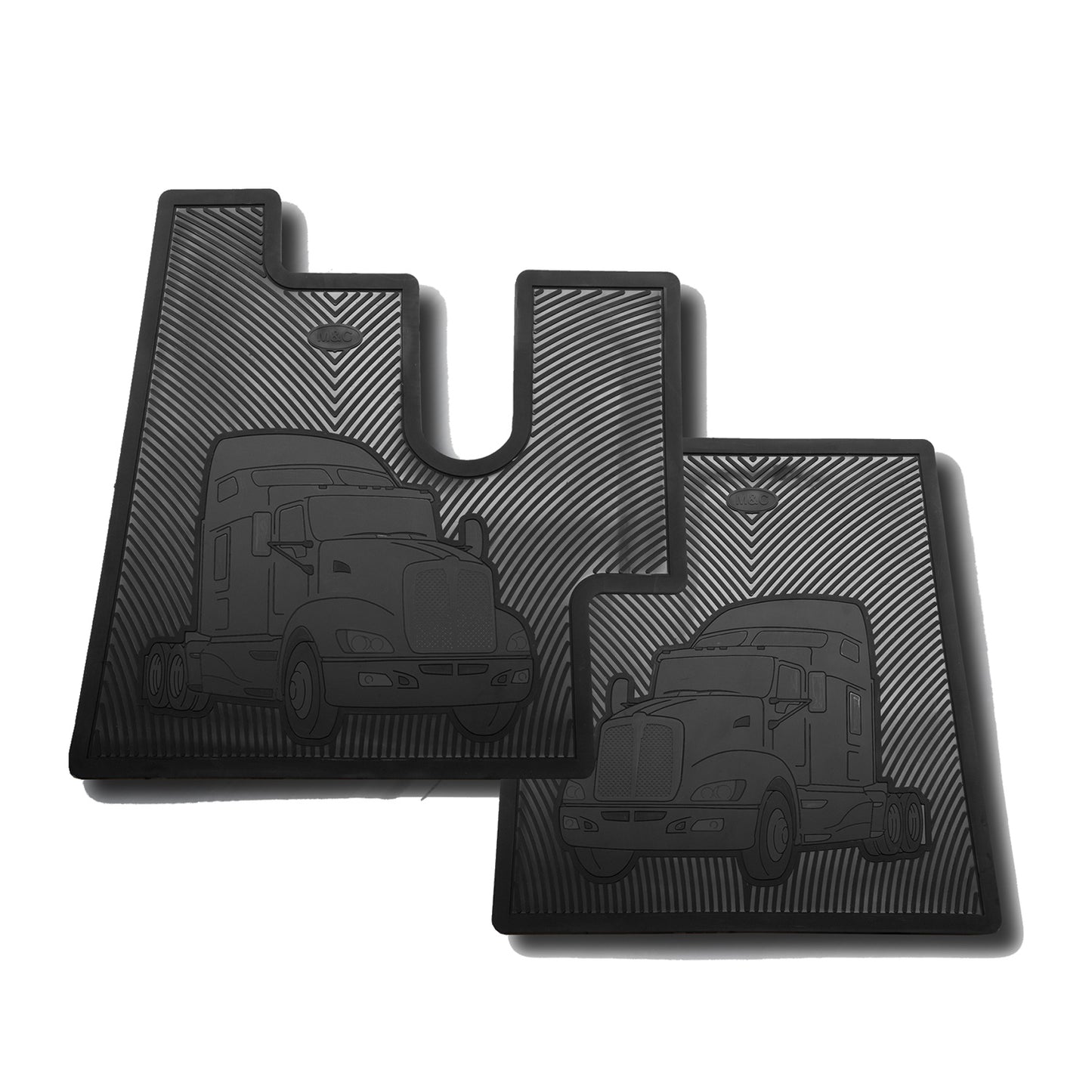 Kenworth T600 Rubber Floor Mats (2 PCS)