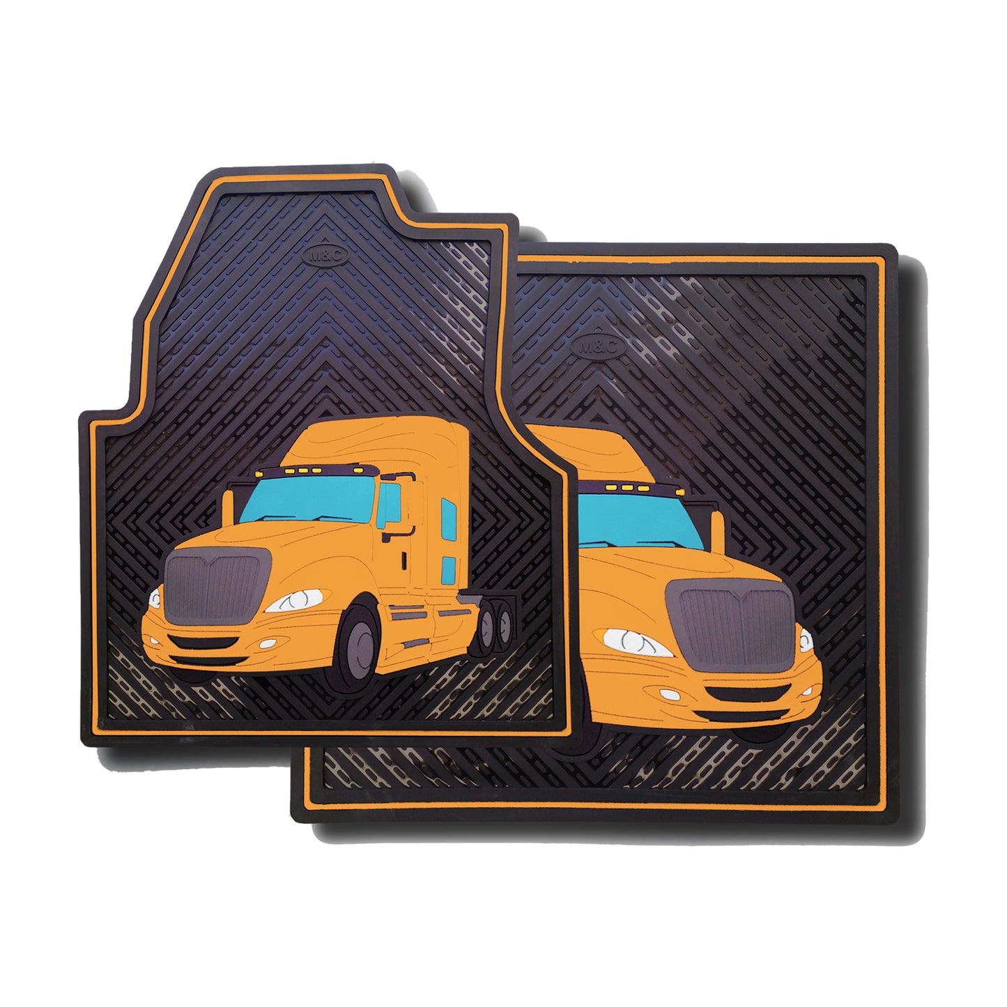 International Prostar Lonestar Rubber Floor Mats (2 PCS)