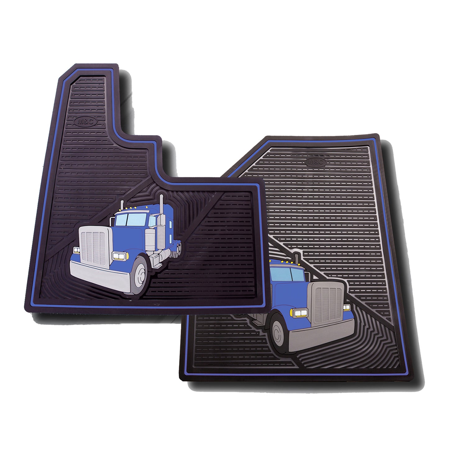 Peterbilt 2004 and Older Rubber Floor Mats (2 PCS)