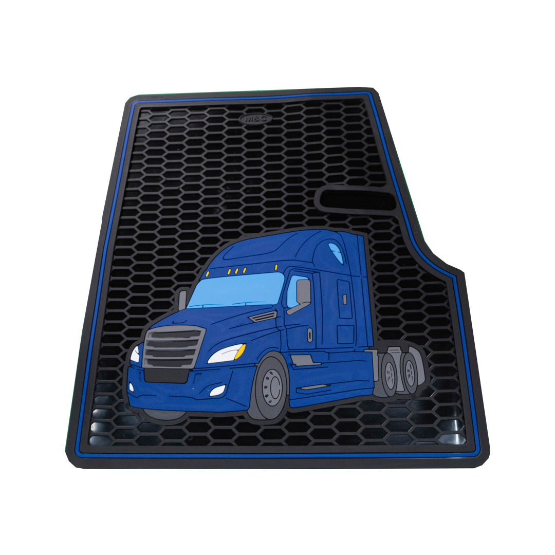 Freightliner Cascadia 2nd Generation Rubber Floor Mats (2 PCS)