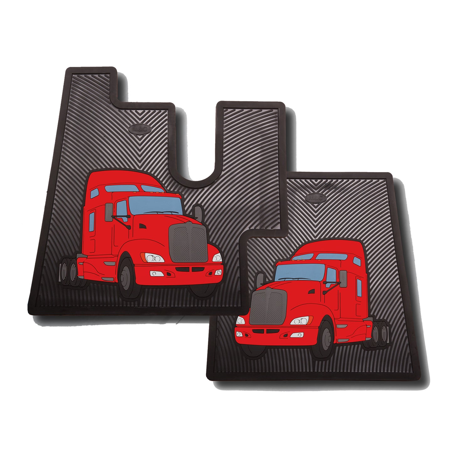 Kenworth T600 Rubber Floor Mats (2 PCS)