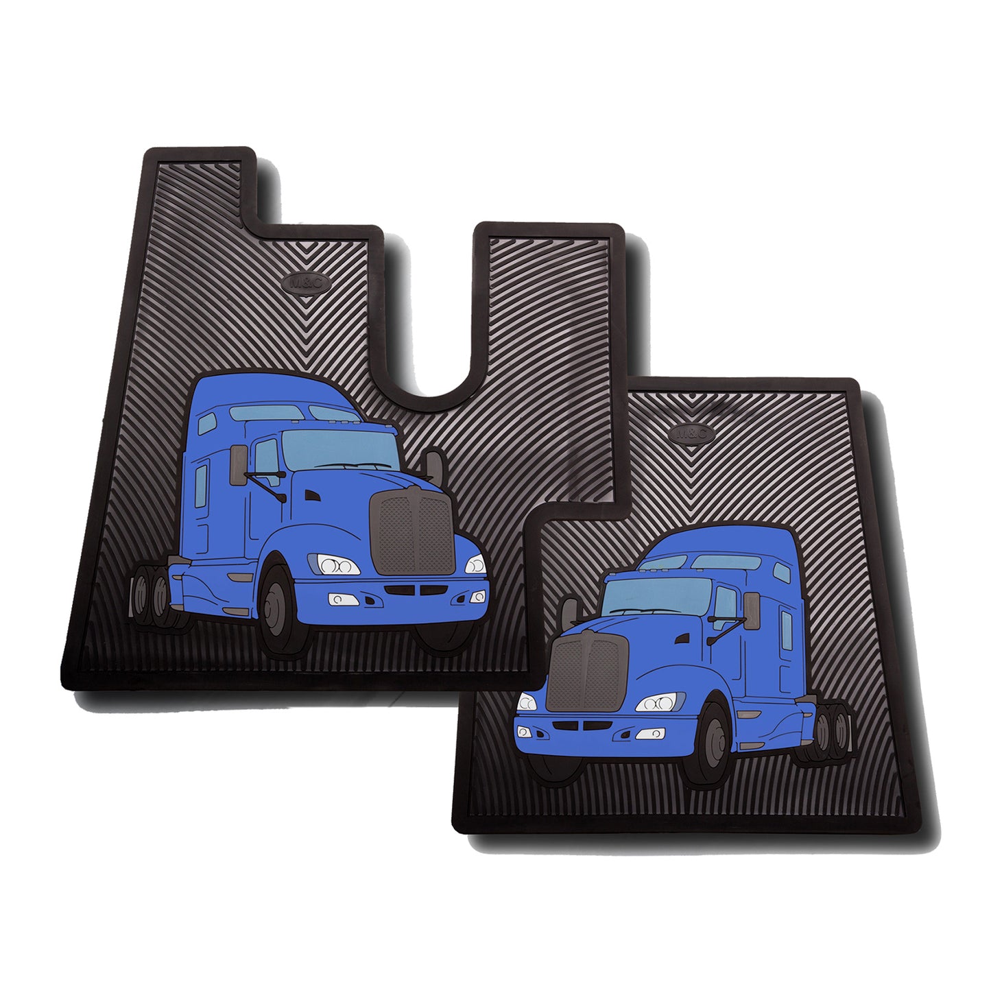 Kenworth T600 Rubber Floor Mats (2 PCS)