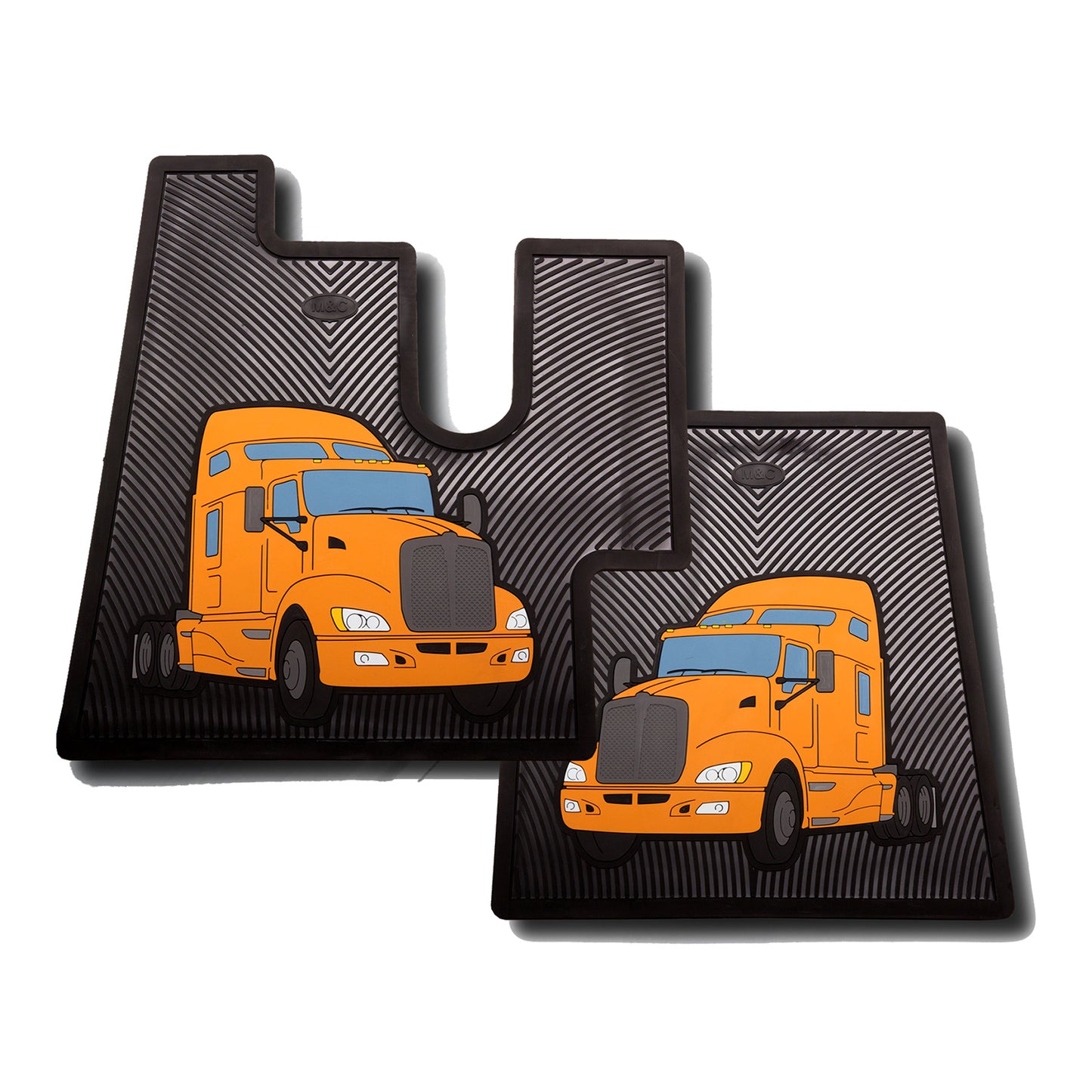 Kenworth T600 Rubber Floor Mats (2 PCS)