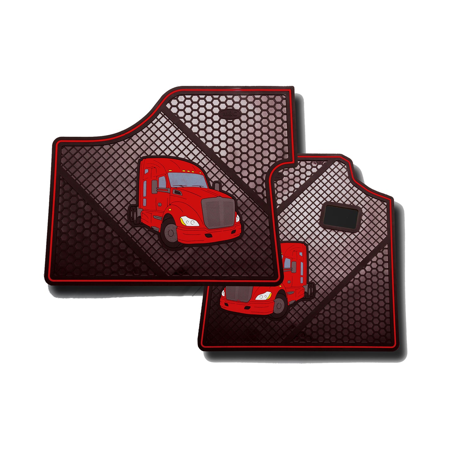 Kenworth T600 Rubber Floor Mats (2 PCS)