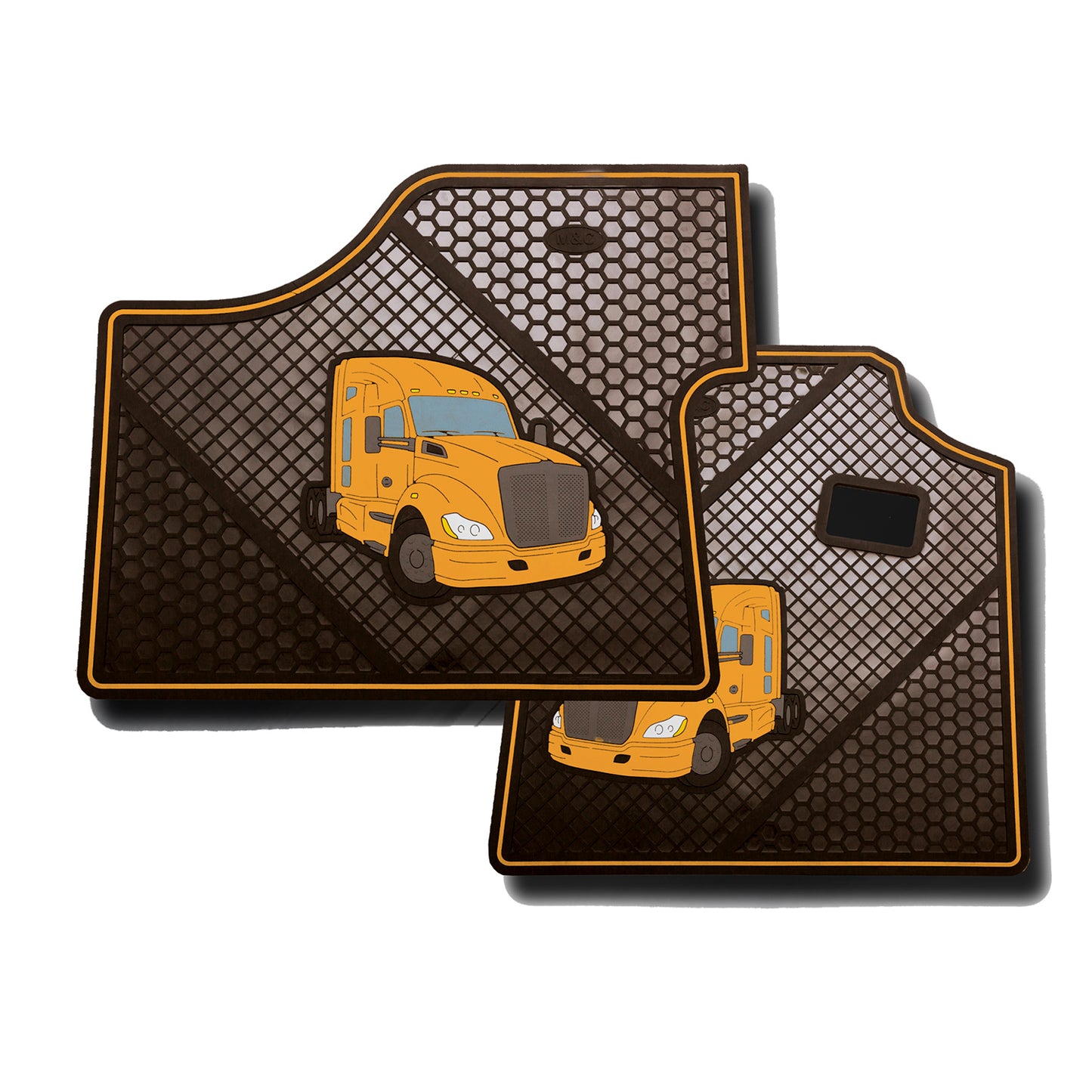 Kenworth T600 Rubber Floor Mats (2 PCS)