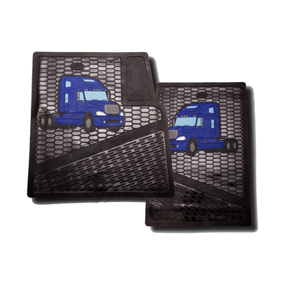 Freightliner Columbia Century 2001-2014 Rubber Floor Mats (2 PCS)