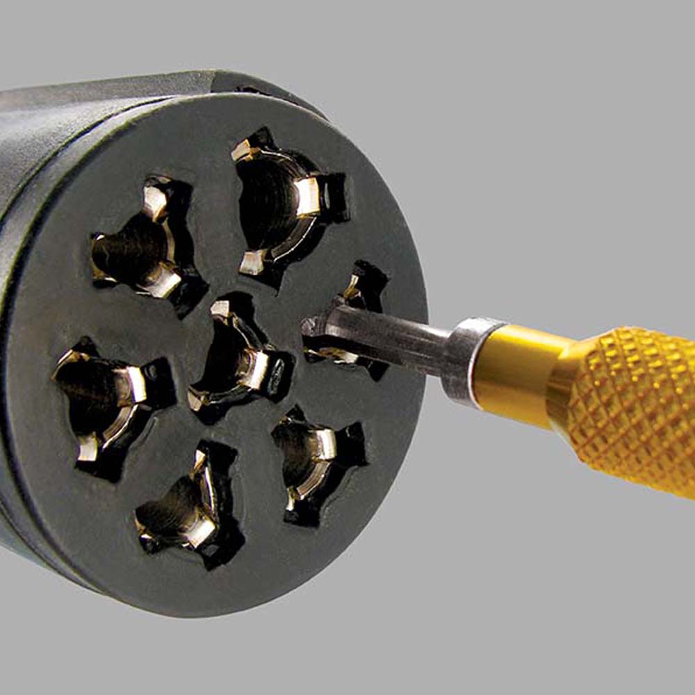8024 7-Way Round Pin Connector Cleaners