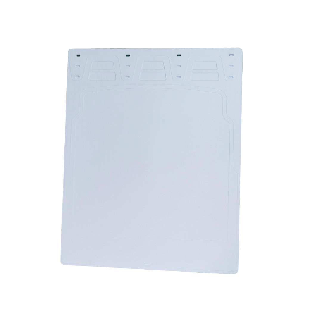White Poly Rigid Mud Flap 24x30 inches, SKU PY101231, product view 1