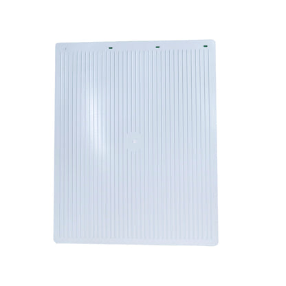 White Poly Rigid Mud Flap 24x30 inches, SKU PY101231, product view 2