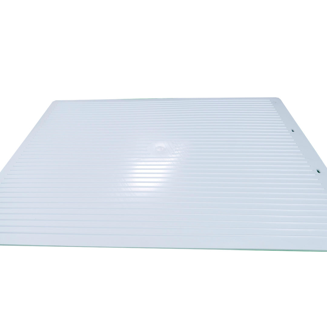 White Poly Rigid Mud Flap 24x30 inches, SKU PY101231, product view 3