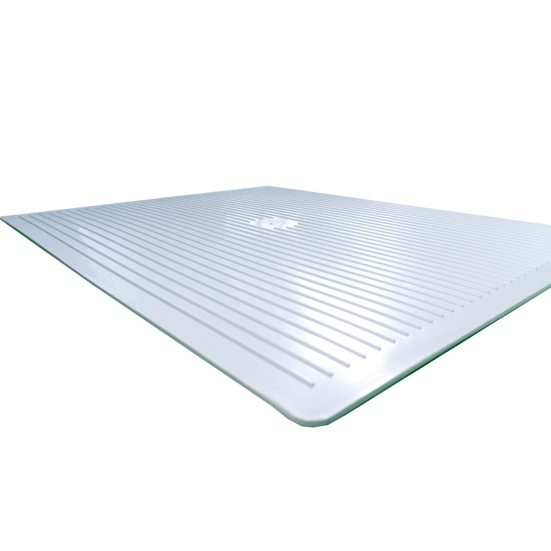 White Poly Rigid Mud Flap 24x30 inches, SKU PY101231, product view 4
