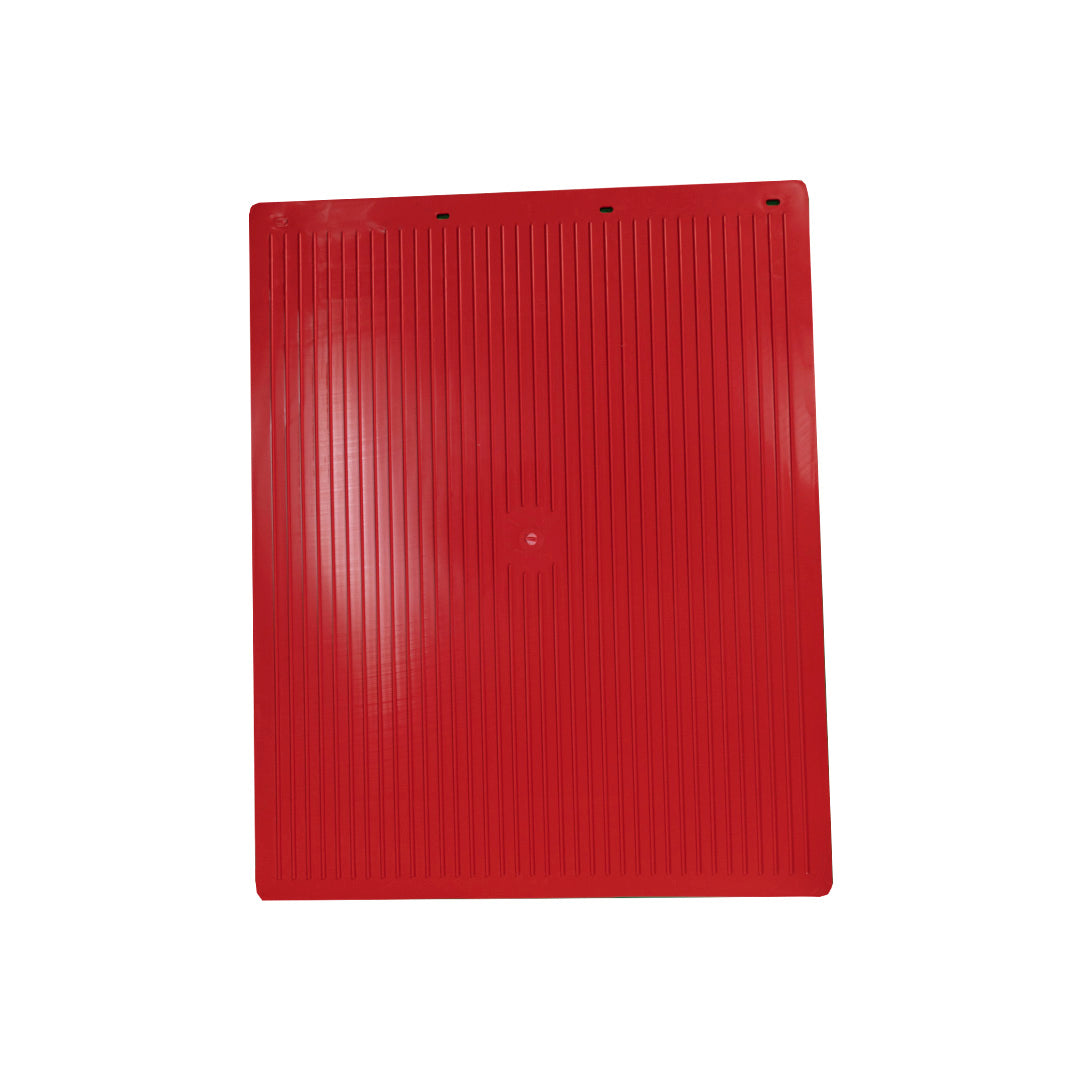 Red Poly Rigid Mud Flap 24x30 inches, SKU PY101331, product view 1