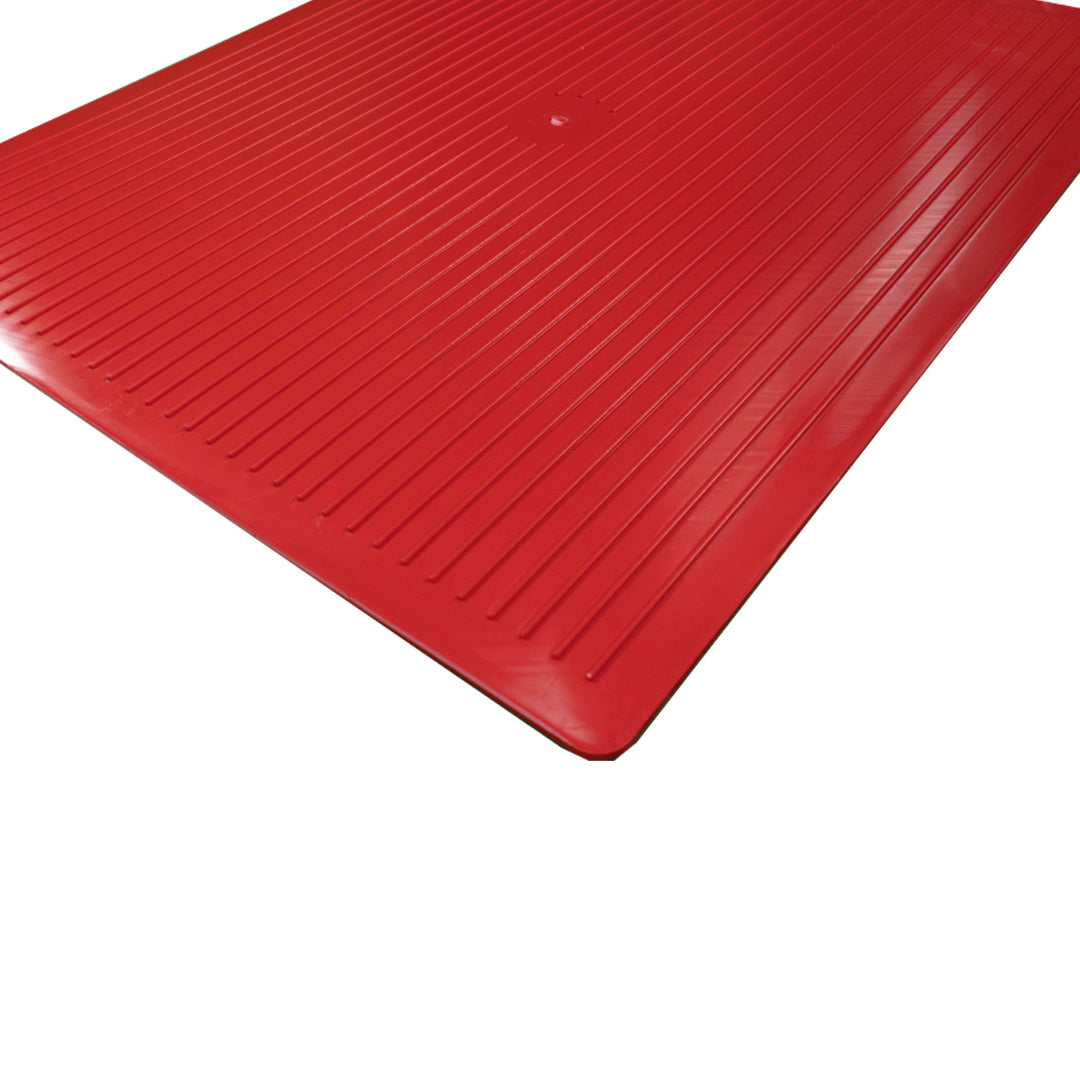 Red Poly Rigid Mud Flap 24x30 inches, SKU PY101331, product view 2