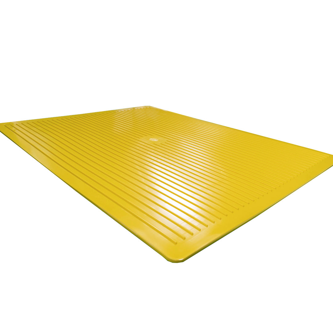 Yellow Poly Rigid Mud Flap 24x30 inches, SKU PY101531, product view 4