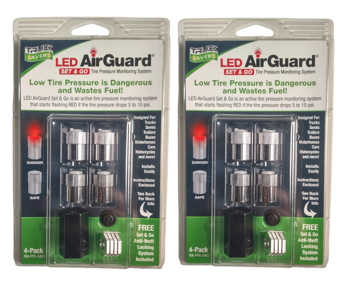 Led Air Guard Tire Pressure Monitoring System Whole Trailer 8-Pack