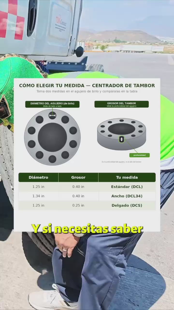 Video en español: cómo identificar el material del rin y elegir el centrador VibraSavers WCL o WCS
