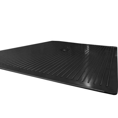 Black Poly Rigid Mud Flap 24x30 inches, SKU PY101131, product view 2