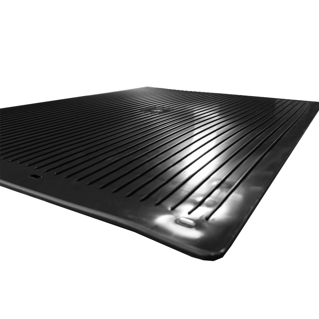 Black Poly Rigid Mud Flap 24x30 inches, SKU PY101131, product view 4